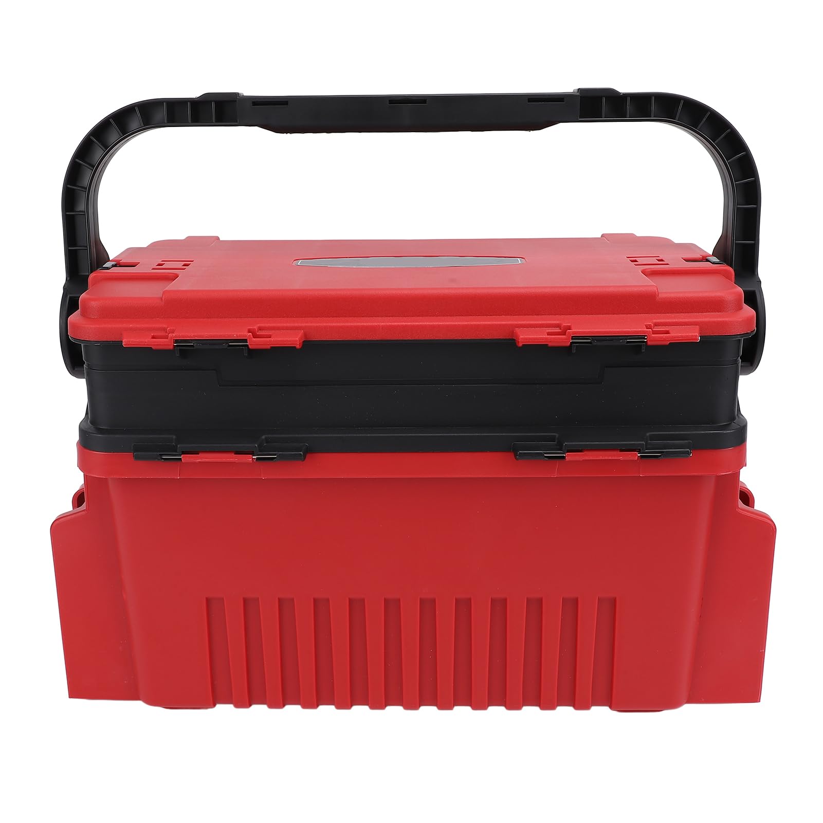 Caja de Aparejos de Pesca, Almacenamiento de PE con 17 Divisores, Organizador de Cebo Multicapa, Ideal para Entusiastas de la Pesca en Agua Salada y en Barco