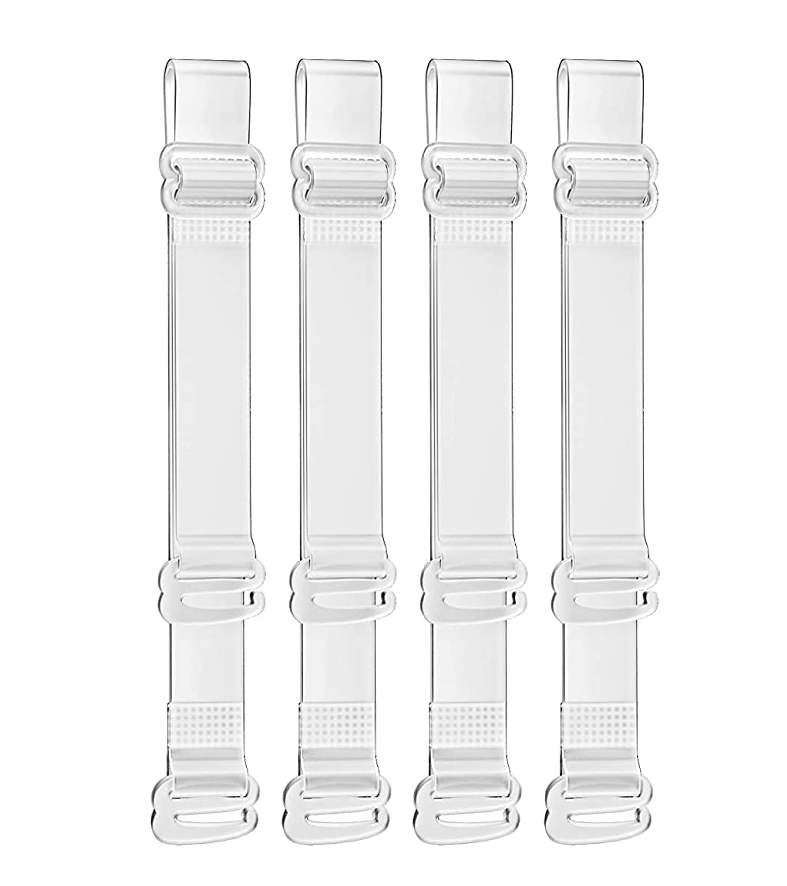 Fashion is my style Women's Transparent Plastic Detachable Transparent Straps Bra Strap Plastic Metal FreeSize Pack of 2-image-20