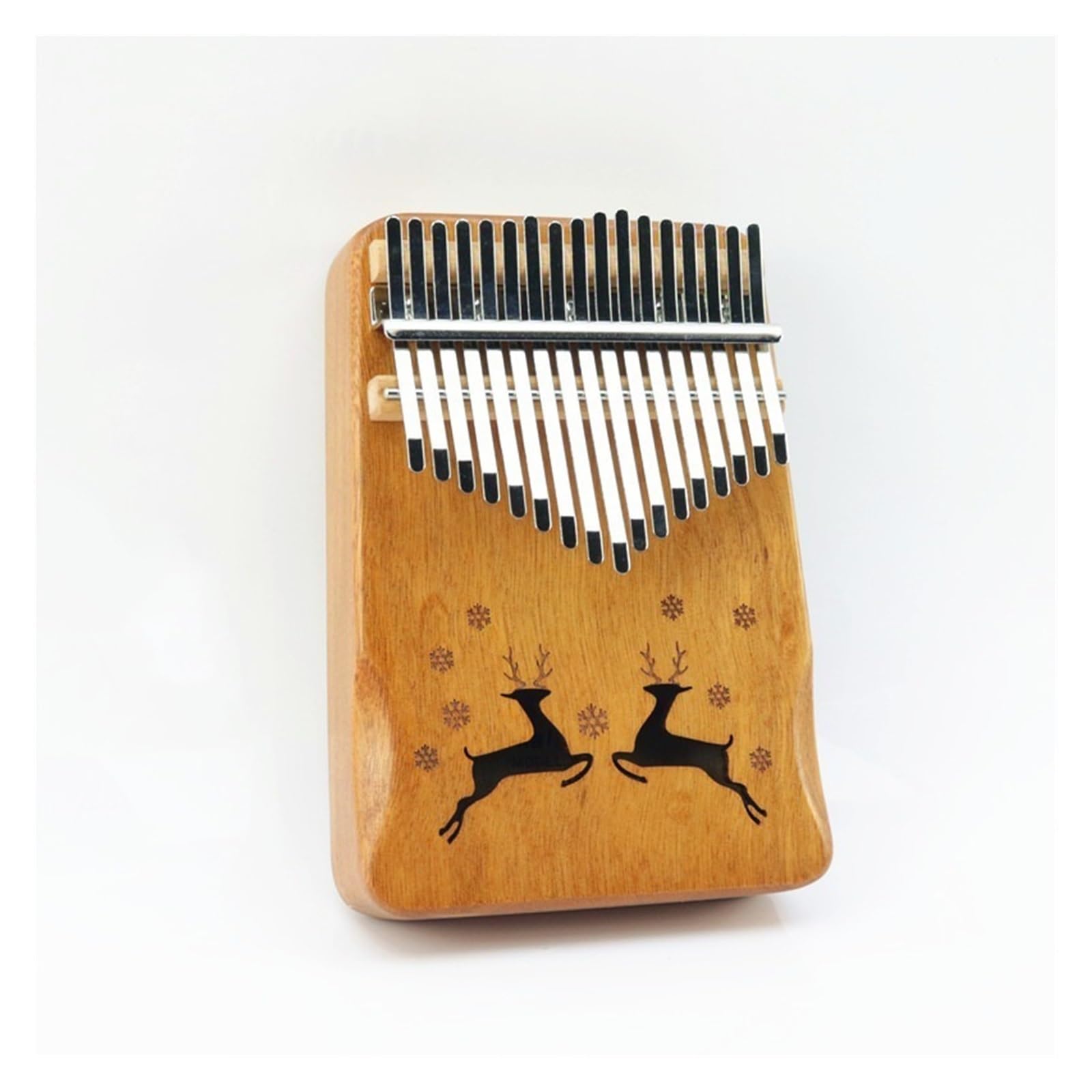 Kalimba 17-tonowe pianino w kolorze drewna latającego jelenia. 17-tonowy instrument muzyczny dla początkujących kalimba