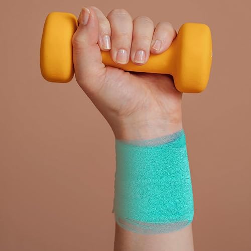 Miniatura 9 de 1 rollo de cinta deportiva deportiva fácil de rasgar, sin cinta adhesiva para deportistas, entrenadores de primeros auxilios, envoltura de lesiones