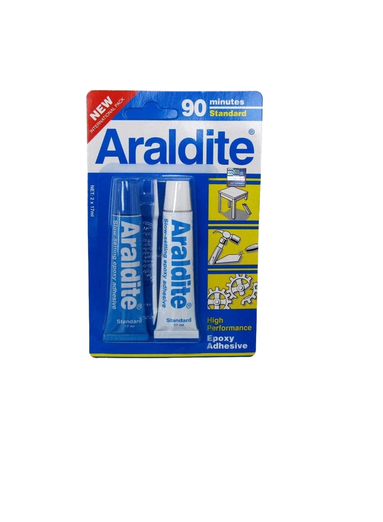 Araldite Epoxy (Blue, 17Ml, 2 Tubes) 20X15X25