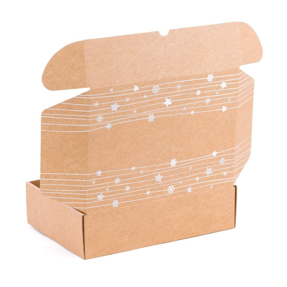 Scatole Cartone 26x20x5 Cm - Set 10 Pezzi, Mono Onda, Per Spedizioni E-commerce, Imballaggio Regali - Foto 2