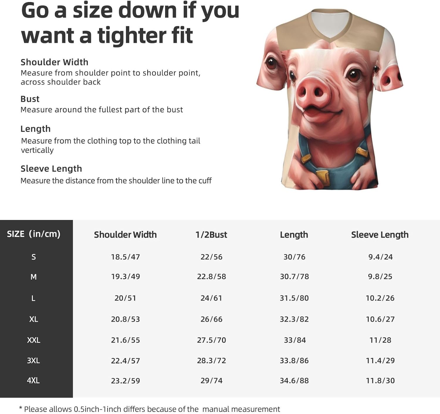 Naughty Pig Baby Rugby Football Jersey for Men, Comfortable V-Neck Loose Fit Top for Team Sports Athletics