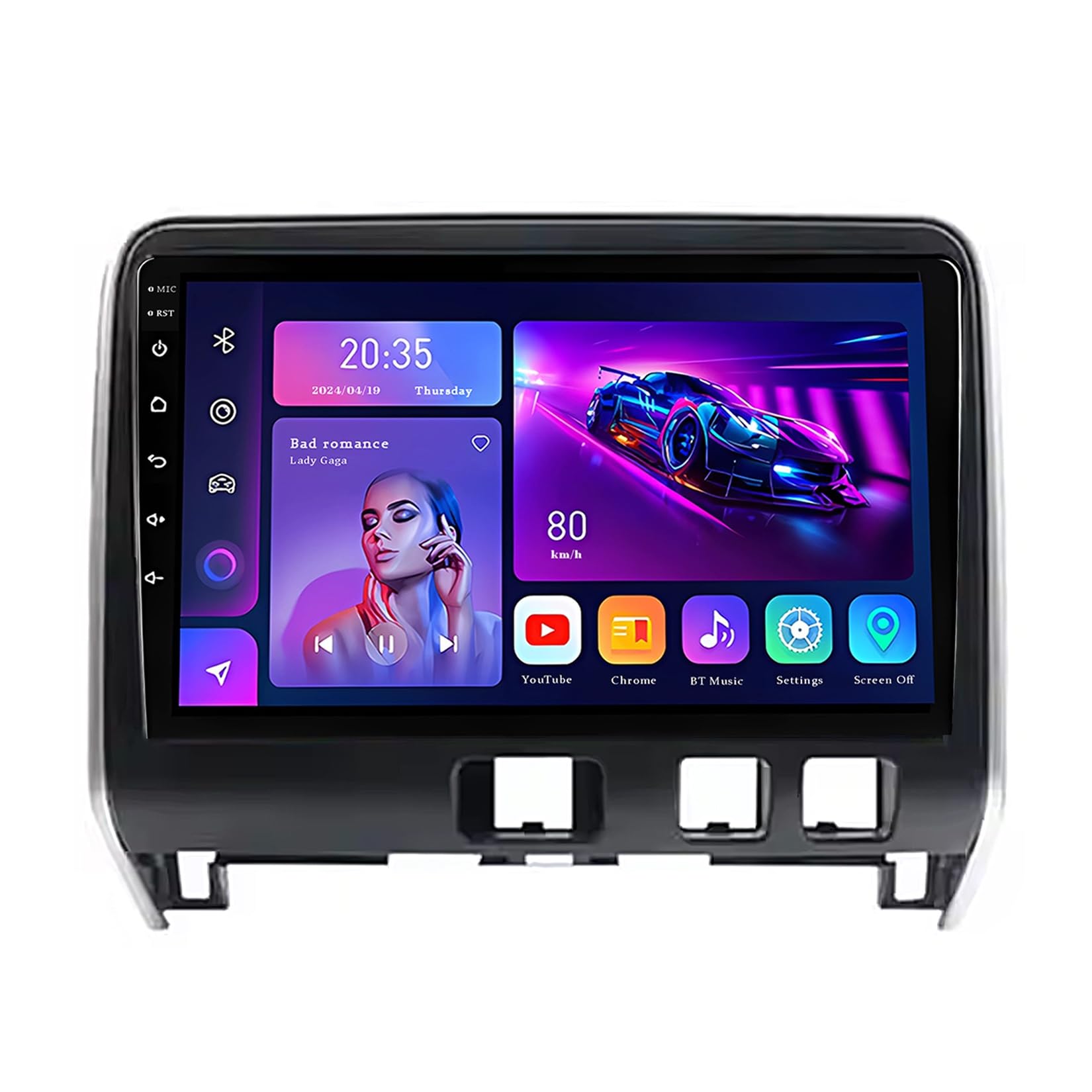 Genérico Estéreo para Auto con Pantalla táctil de 10", Android 14, Doble DIN para Nissan Serena 5 V C27 2016-2019, CarPlay inalámbrico, cámara de reversa, Controles en el Volante y Sistema de navegac