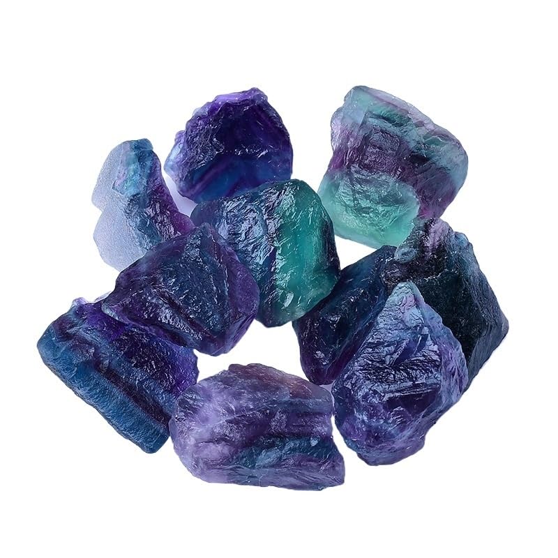 Kryształy lecznicze Naturalne kryształy Naturalny kryształ Fluoryt Żwir Dyfuzor Dyfuzor Aromaterapia Kryształowy Kamień Do Deco