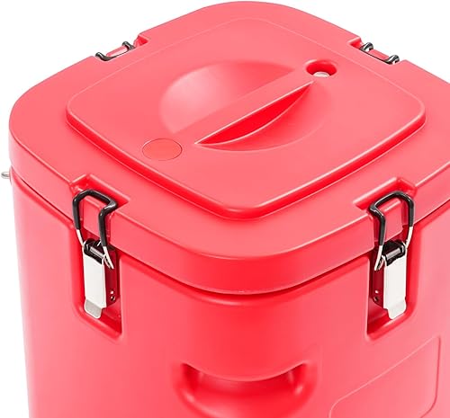 Miniatura 6 de Recipiente de sopa aislado de 20 L5.28 galones con asa, calentador de alimentos calientes o fríos, caja caliente para catering, tarro enfriador de