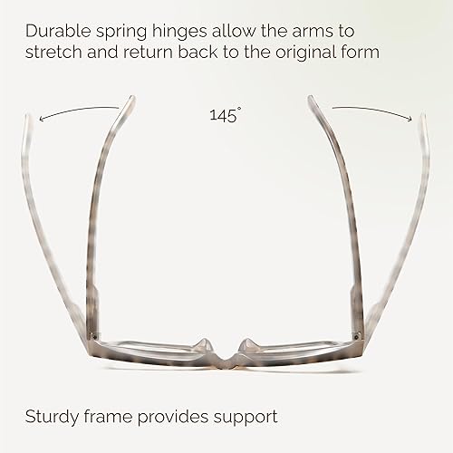 Miniatura 6 de miyya Oprah Style - Lentes de lectura para mujer, anteojos de tramposos, lectores de luz azul de gran tamaño, anteojos de ojos de moda