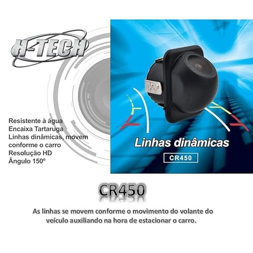 Câmera de Ré Tipo Tartaruga 2x1 com Linhas Dinâmicas