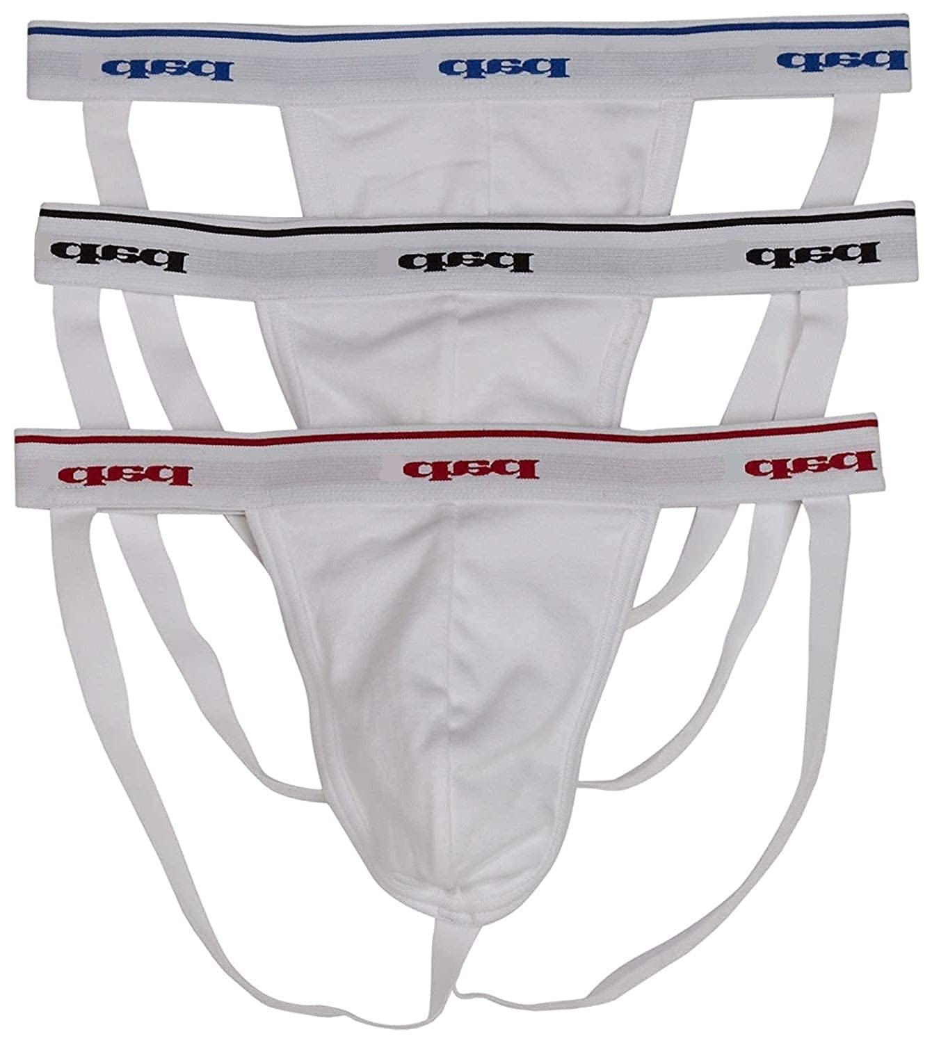RIZZY Mens Cotton Supporter Jockstrap (Pack of 3)