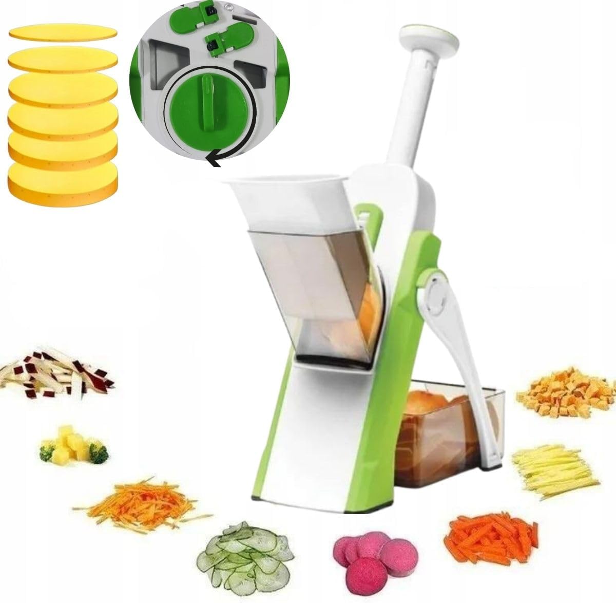 Multifuncional Food Chopper Mandoline Slicer Cortador e Fatiador de