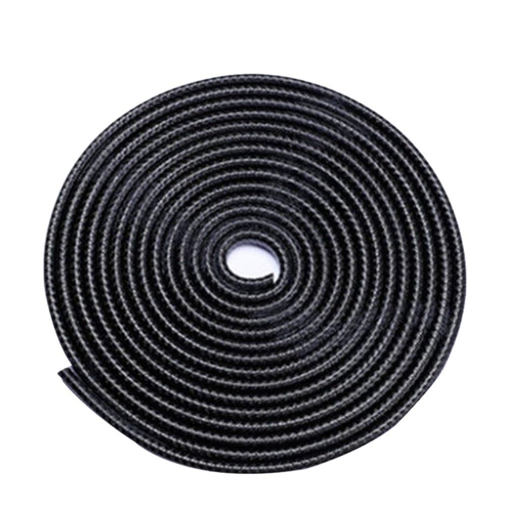 Rubber Edge Trim 1pc Rubber Anti-Collision Strip, Auto Door Edge Scratch Protector with Steel U Type Car Sealing Guard Trim(Black,5meters)