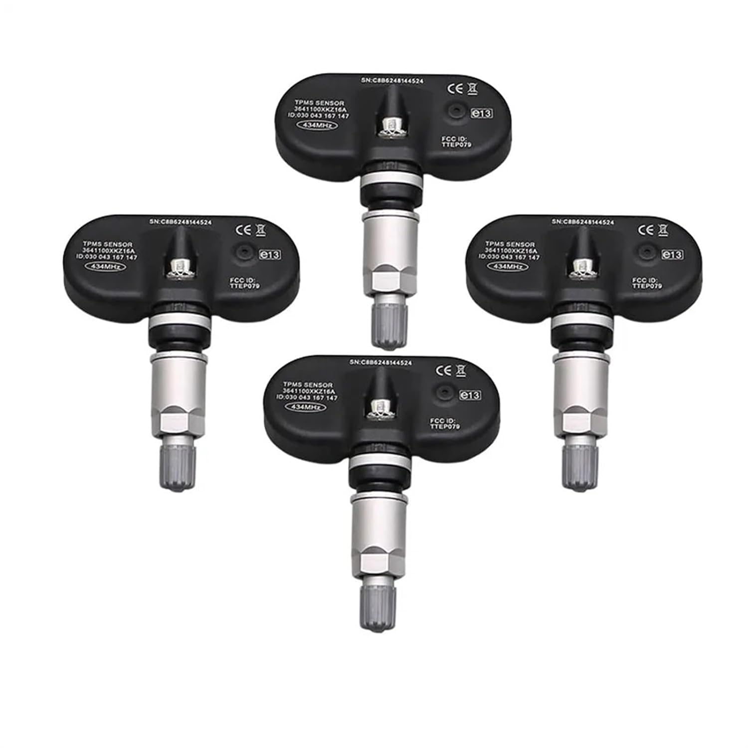4PCS 434MHZ Car TPMS Tire Pressure Sensor for H6 Sports M6 Plus C50 3641100XKZ16A