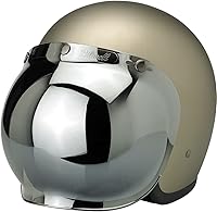 Vista 8 de Biltwell - Protector tipo burbuja cromado - Antivaho, resistente a los arañazos, resistente a UV/A y UV/B
