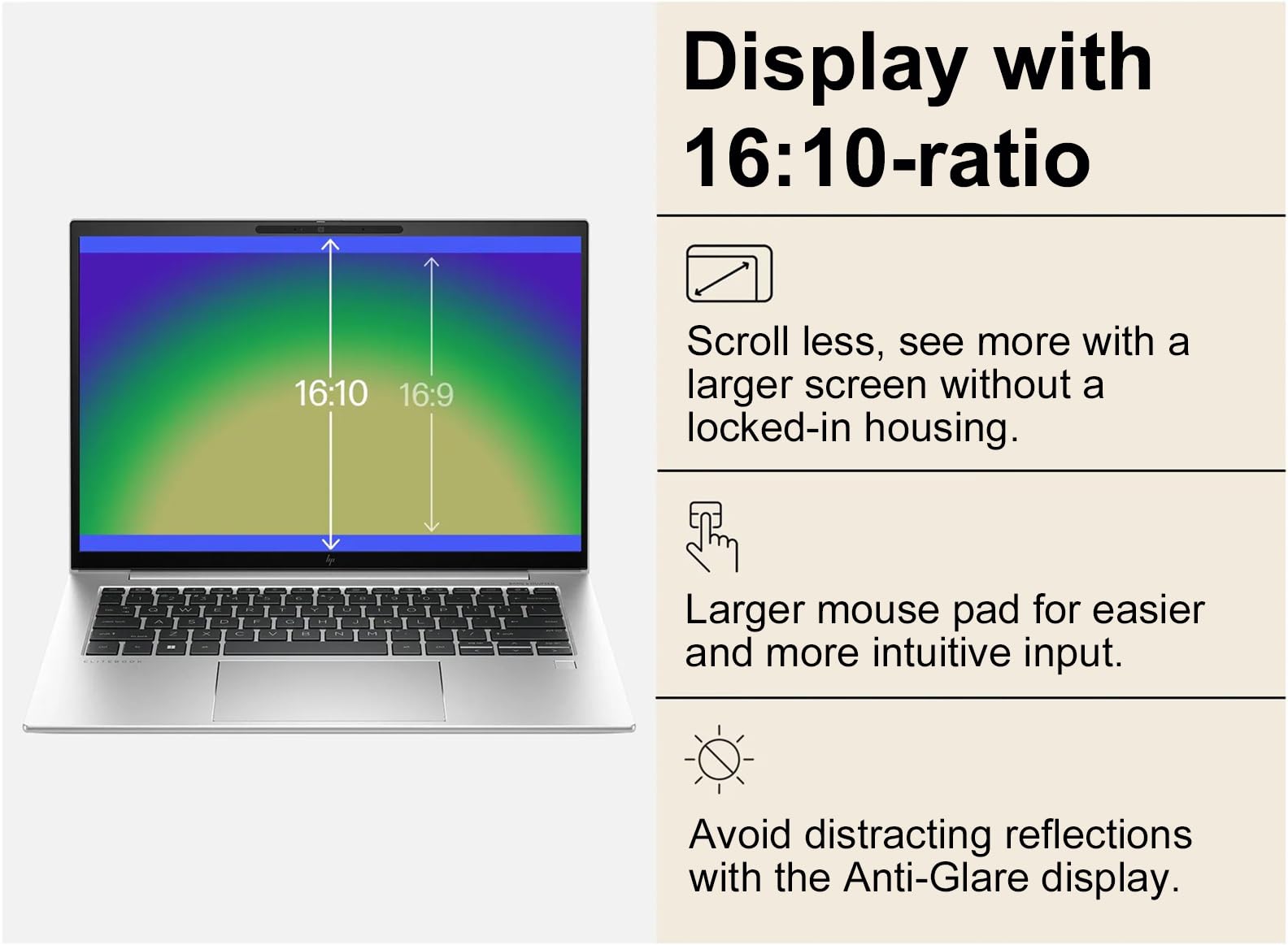 HP EliteBook 840 G10 Business Laptop (14" FHD+ Anti-Glare, Intel 10-Core i7-1355U, 32GB DDR5 RAM, 1TB SSD) Backlit, 2 x Thunderbolt 4, 5MP IR Webcam, BO Audio, Wolf Security, Win 11 Pro w/ Copilot