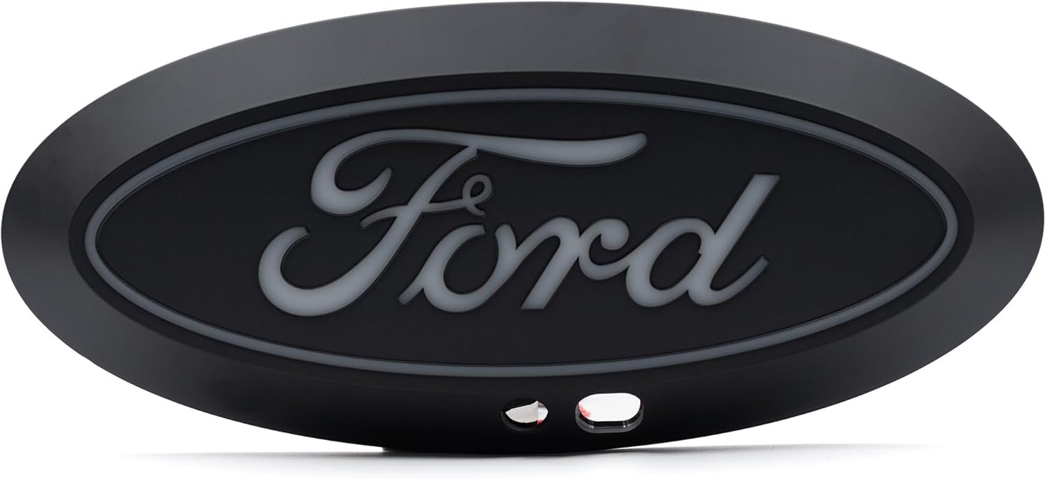 Putco Luminix White LED Oval Light Up Grille Emblem - Fits Ford F250, F350, F450 17-19 w/Camera