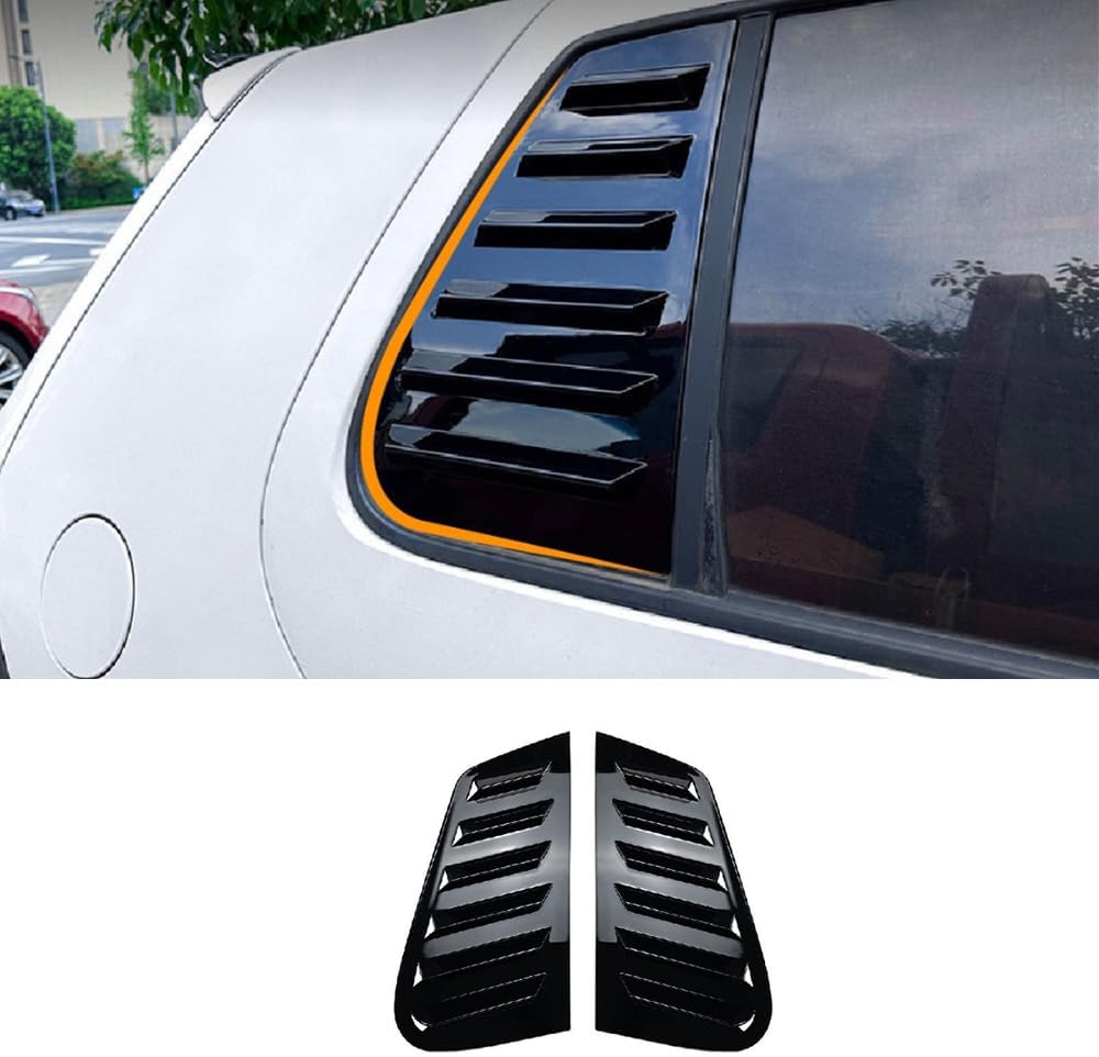 Car Accessories for VW Golf 4 MK4 IV 1997-2006Vent Cover Louvers ABS (Glossy Black) 2PCS