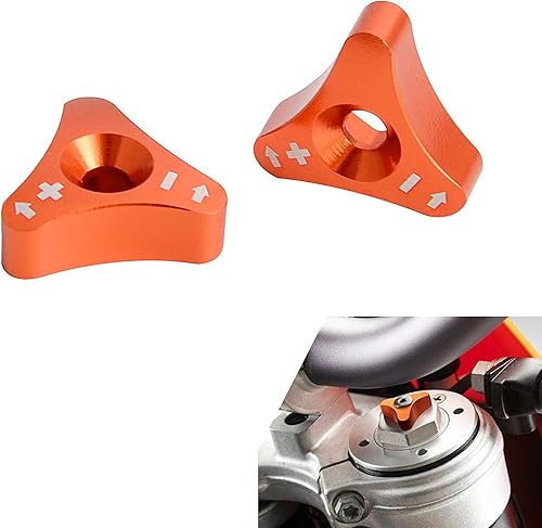 Rippin Moto Ajustadores de perilla CNC de horquilla delantera Compatible con todas las horquillas WP de 1.890 in, la mayoría de motocicletas KTM y