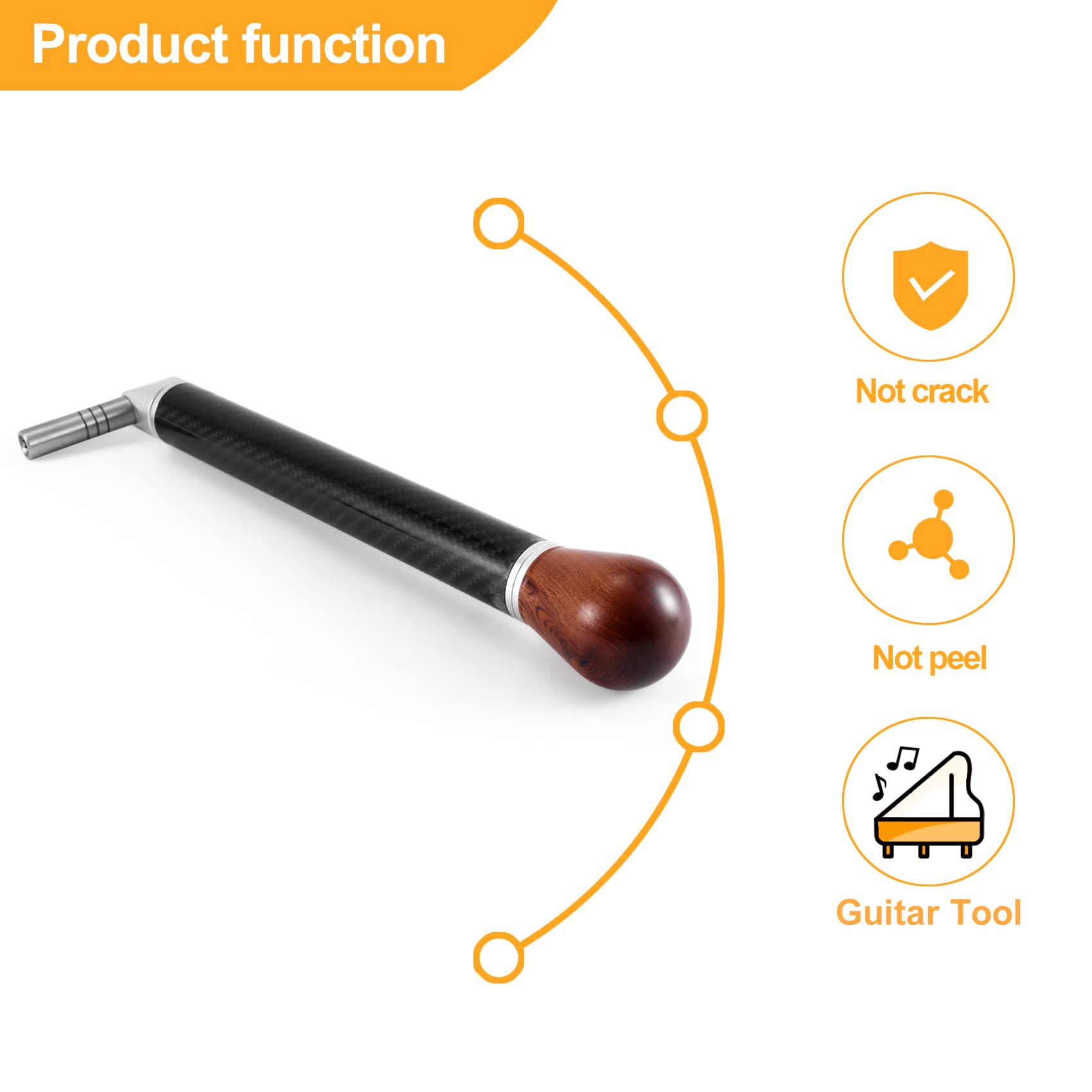 Der Carbon Tube Piano Tuning Hebel Kohlefaser Tube Piano Tuning Hammer Piano Tuner