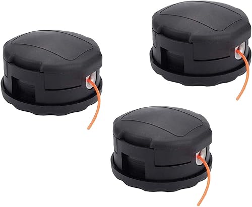 Autoparts Paquete de 3 cabezales de repuesto para Echo PAS-225 GT-2200 SRM-225 SRM-280 SRM-2620T SRM-2320T Desbrozadora Speed-Feed 400