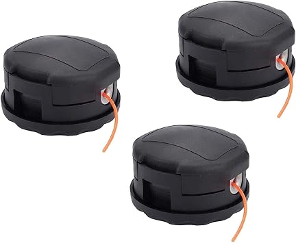 Autoparts 3 Pack String Trimmer Head Replacement for Echo PAS-225 GT-2200 SRM-225 SRM-280 SRM-2620T SRM-2320T Brushcutter Speed-Feed 400
