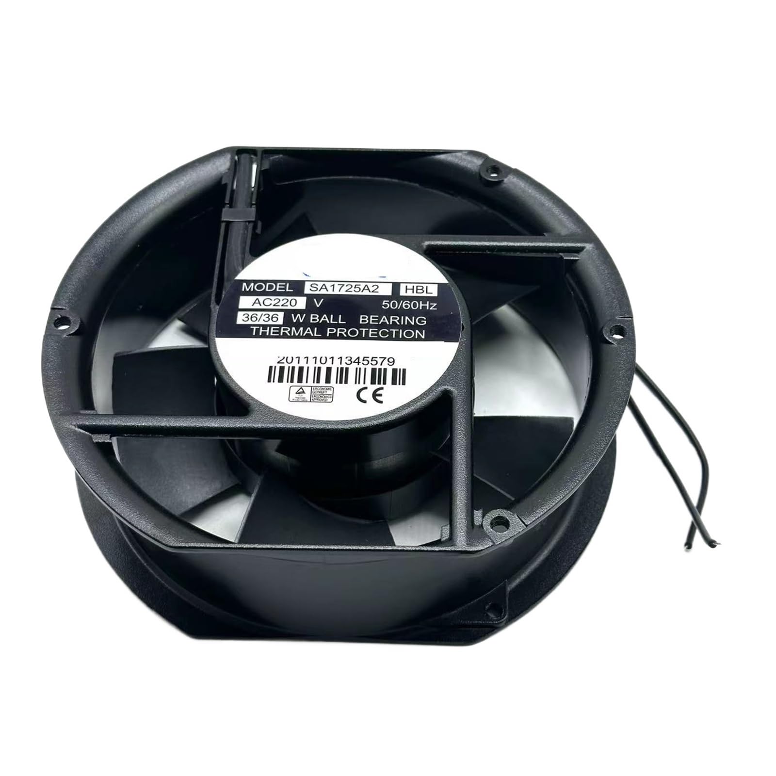 YMUGUEGH SA1725A2 AC 220V 36W 172x150x51mm 2-Wire Server Cooling Fan