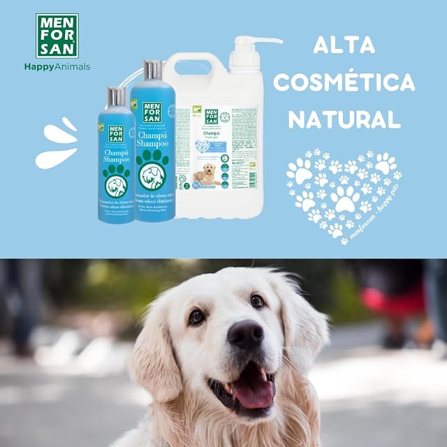 Foto 5 de 5 de MENFORSAN Champú Eliminador de Olores para Perros con Aroma a Talco
