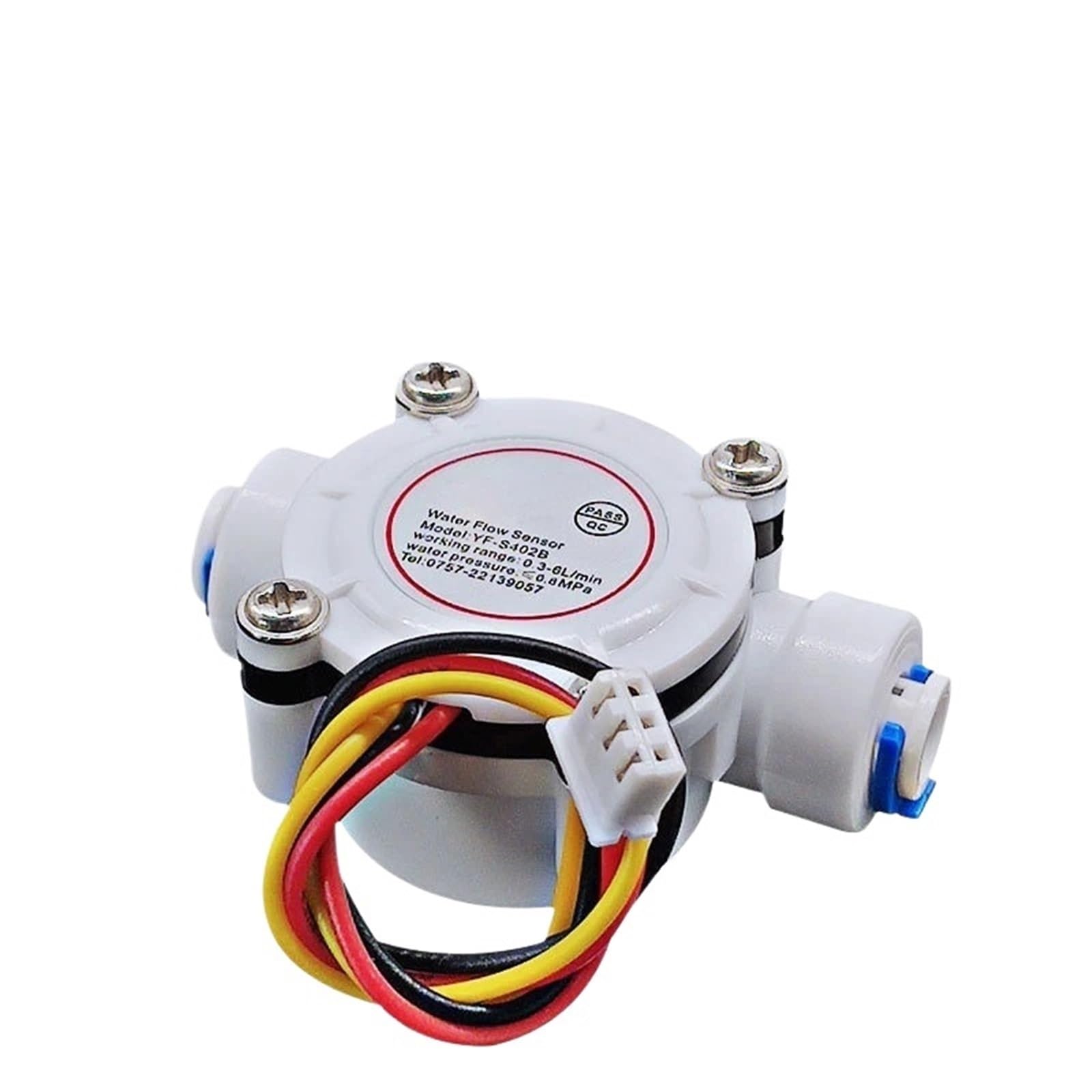 Capteur de débit d'eau 1,75 MPa débitmètre turbine 3/8 pouce DC 5V 18V