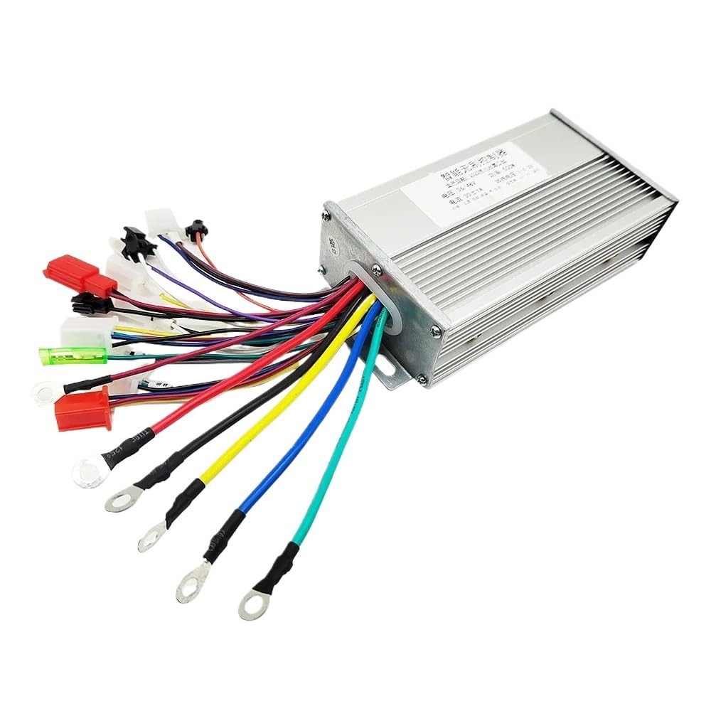 Centralina Monopattino Elettrico 36V/48V 60V 500W Controller Ebike Bicicletta Elettrica Modalità Doppia Senza Spazzole for Bici Elettrica/scooter/ciclo