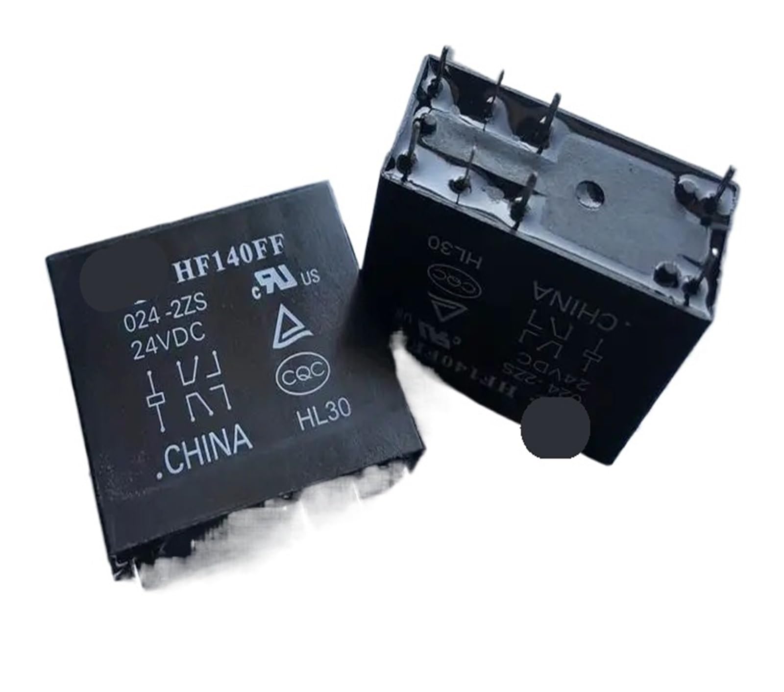 Relé HF140FF 024-2ZS de 8 pines componente electrónico industrial 24V para circuitos de control 3