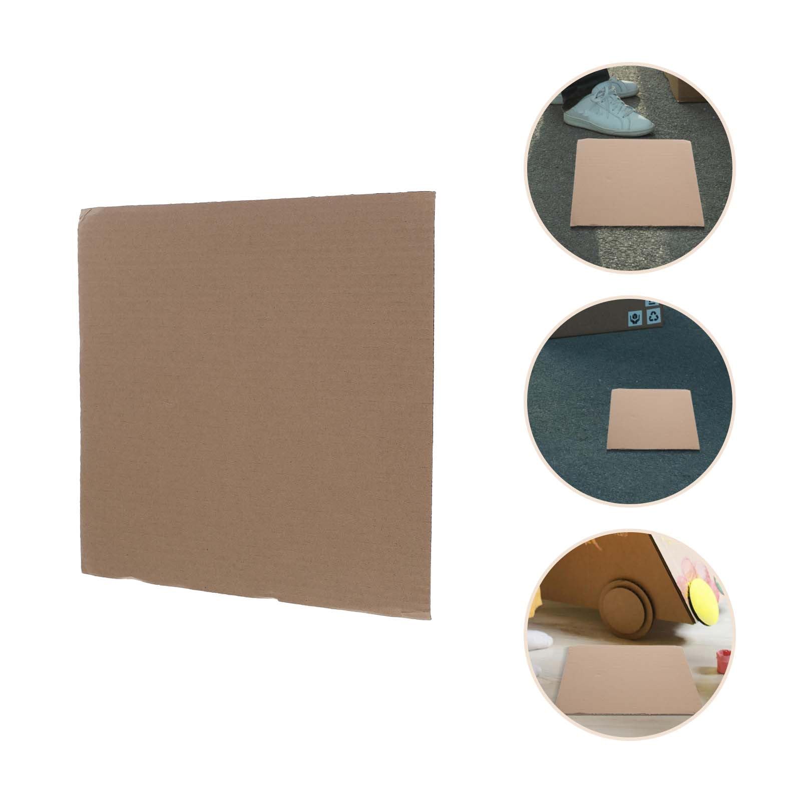 Uonlytech 50 Pièces Séparateurs de Boîte en Papier Cartonné pour Emballage, Feuilles de Carton Ondulé Épaisses, Installation Facile, Utilisation Polyvalente pour Colis et Protection