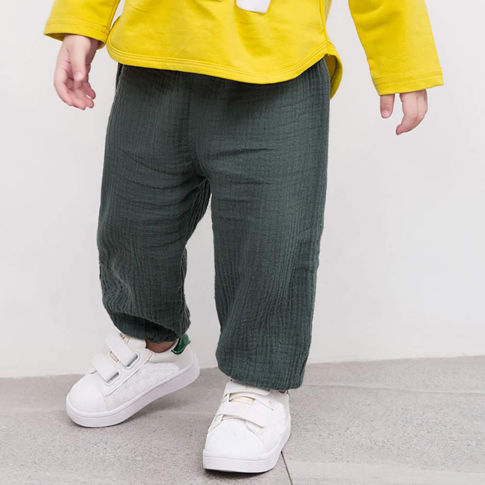 Pantalons Bébé Garçon, Enfants Bébé Fille Garçon Coton Culotte Bouffante Bloomers Ample Jogging Sport Décontracté de Pantalons 1-5 Ans