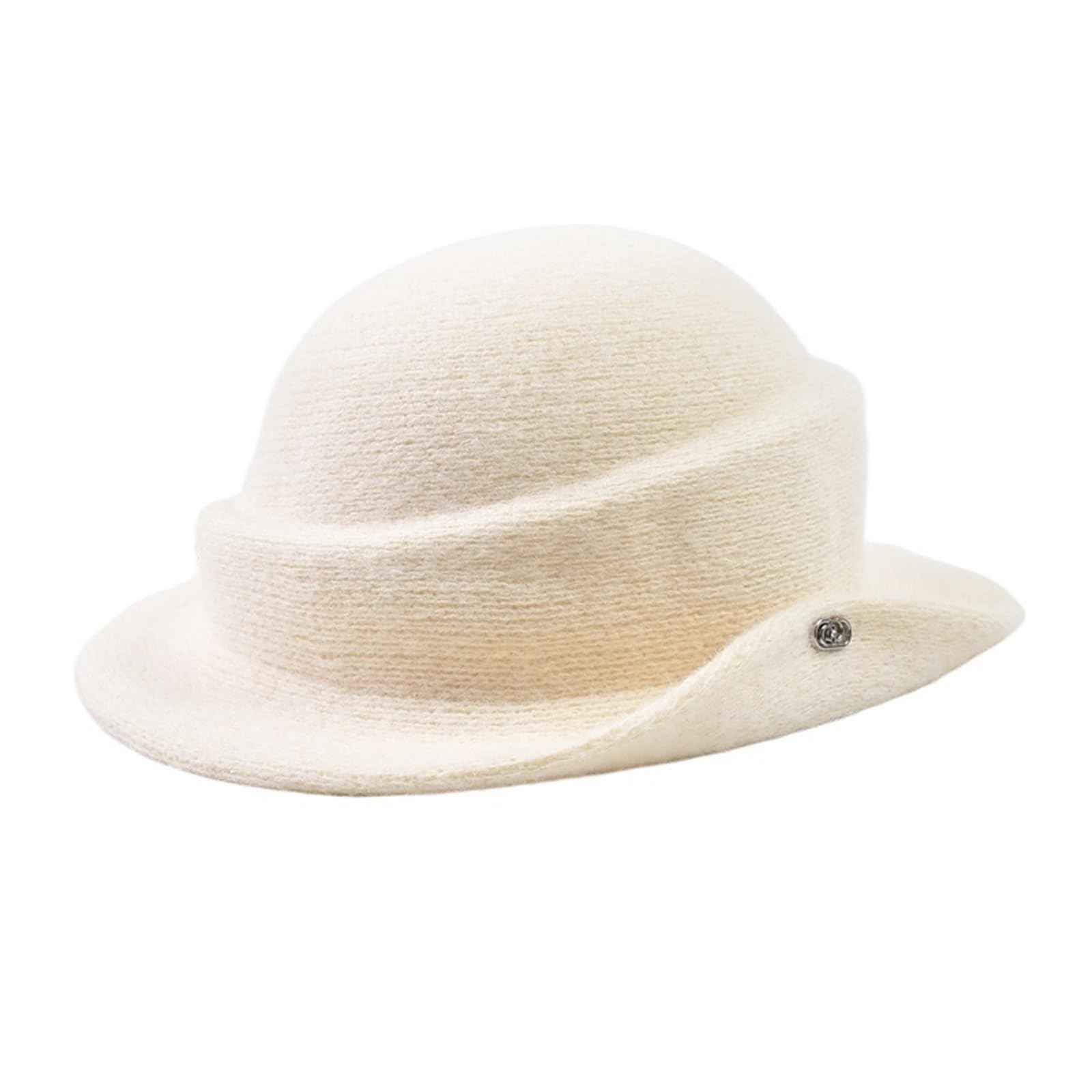 Cappello A Cloche Da Donna Cappello da bacino invernale donna elegante formale festa Fedora Per Donna