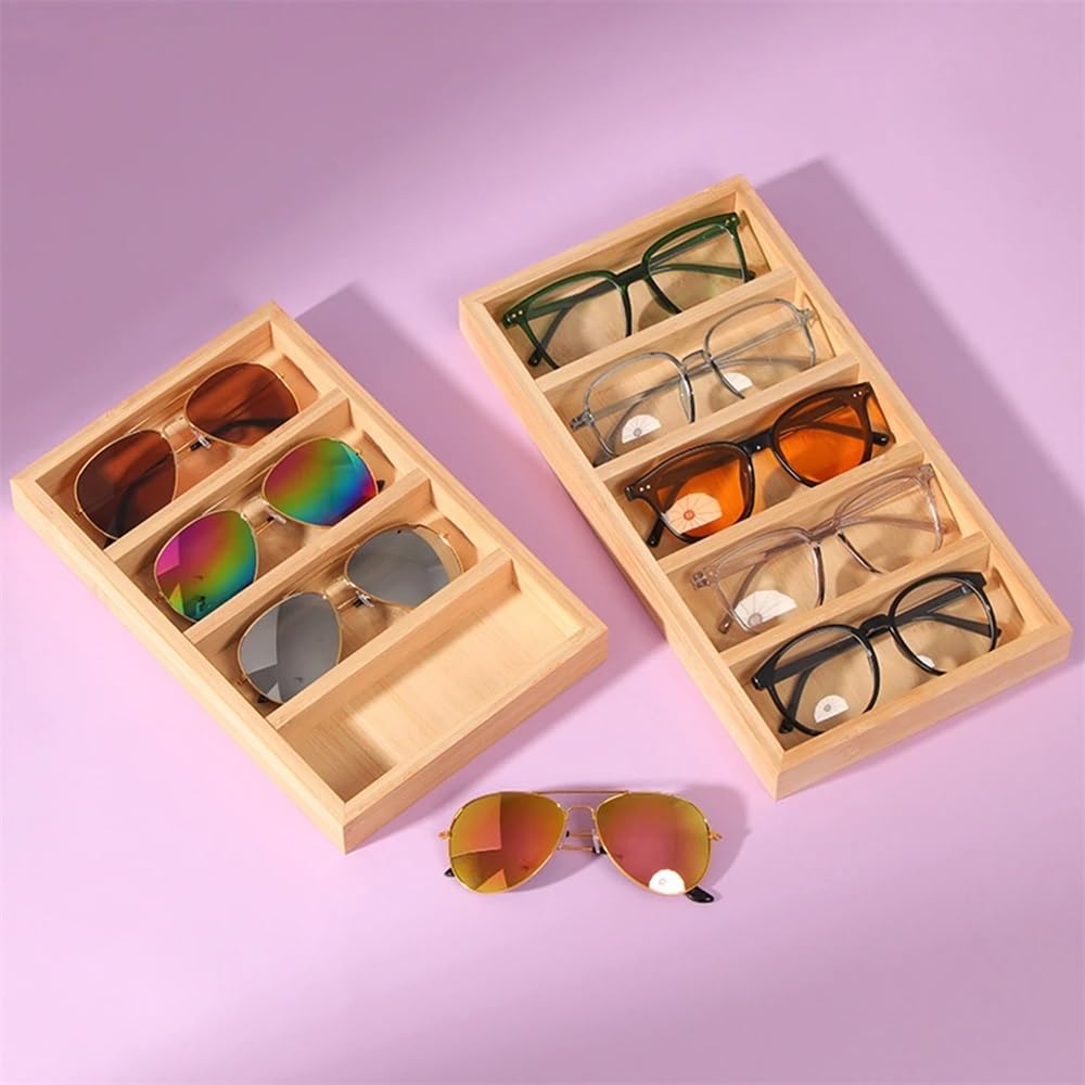 Brillendisplay Organizer, breite Anwendung, exquisite Handwerks-Sonnenbrillen-Aufbewahrungsbox, kratzfeste Brillenbox
