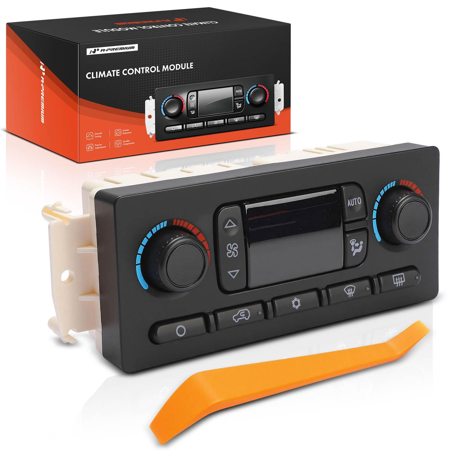A-Premium Automatic Climate Control Module A/C & Heater Control Panel Compatible with Chevrolet, GMC & Buick Vehicles - 2005 2006 Trailblazer,