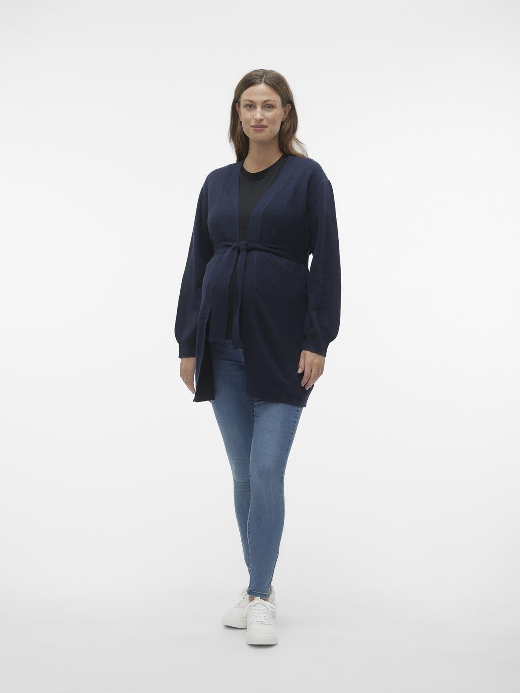 MAMALICIOUS Damen Mlannie L/S Cardigan A. Strickjacke