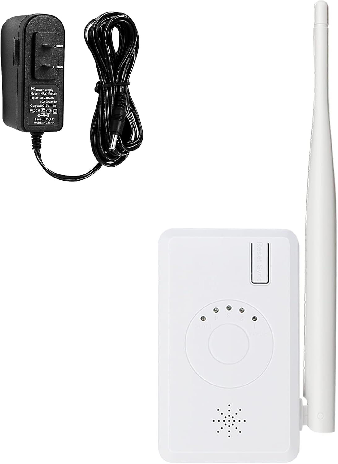 WiFi Repeater, Indoor, 2.4Ghz, DC12V Power Cord, Hiseeu WiFi Range