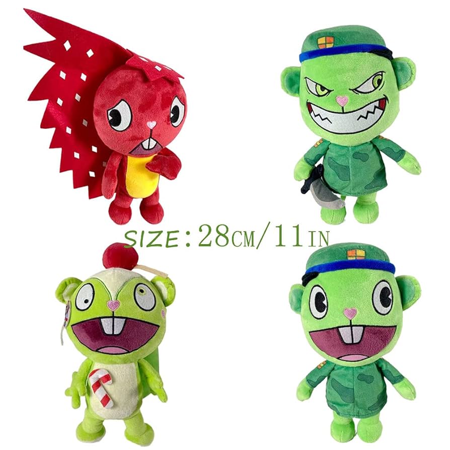 Amazon.co.jp: 2 / 4Pcsハッピーツリーフレンズぬいぐるみには