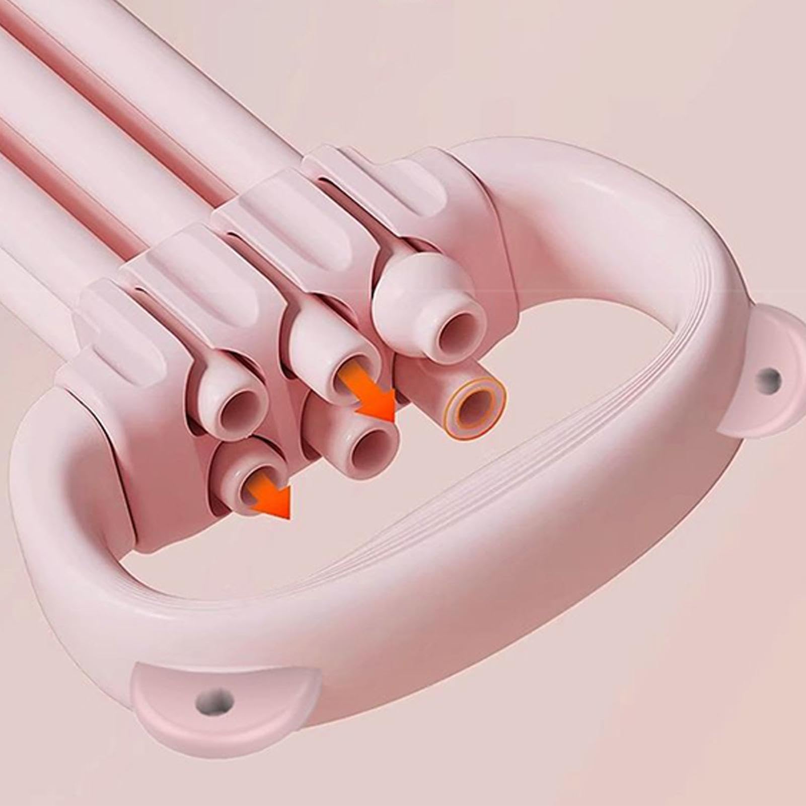 Estensore toracico per uomini, estensore toracico regolabile, 6 tubi, con molla toracica, per uomini e donne, per la costruzione del corpo