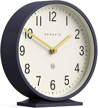 NEWGATE  Q mantel clock | Modern classic round mantel clock