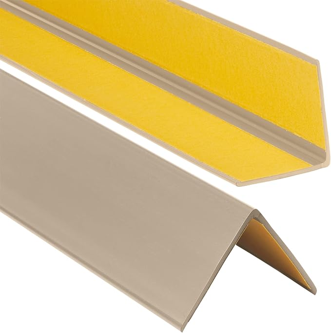 Cornière PVC Protection Angle 30x30mm - Baguette Autoadhésive 70-200cm - Neuf