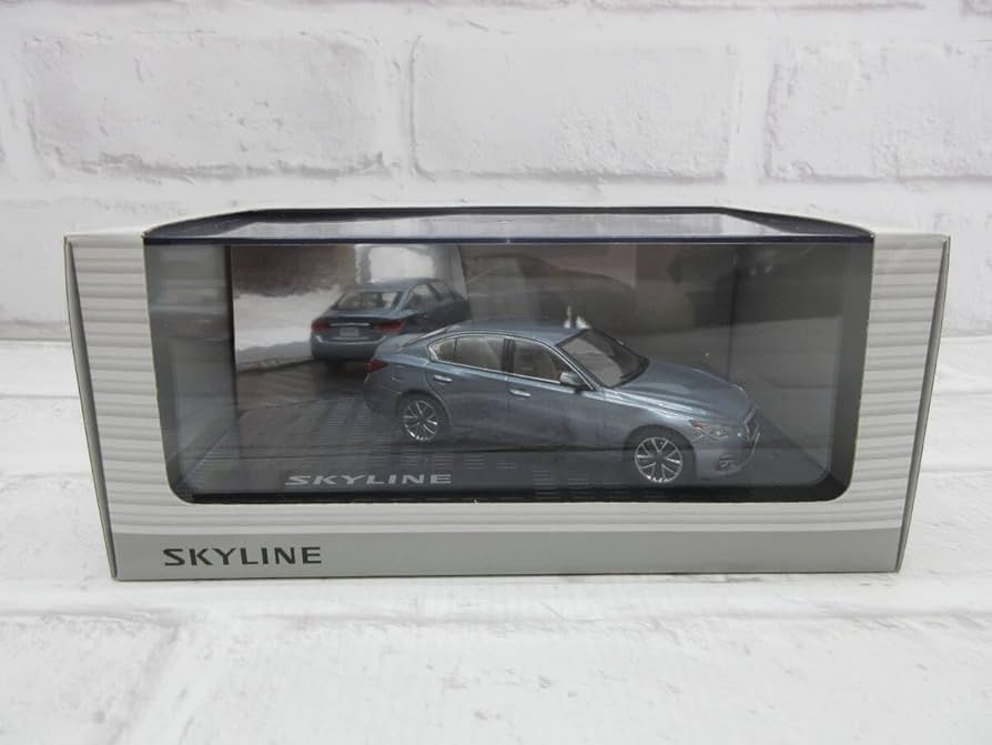 Amazon | ミニカー 1/43 日産 スカイライン V37 ハガネブルー