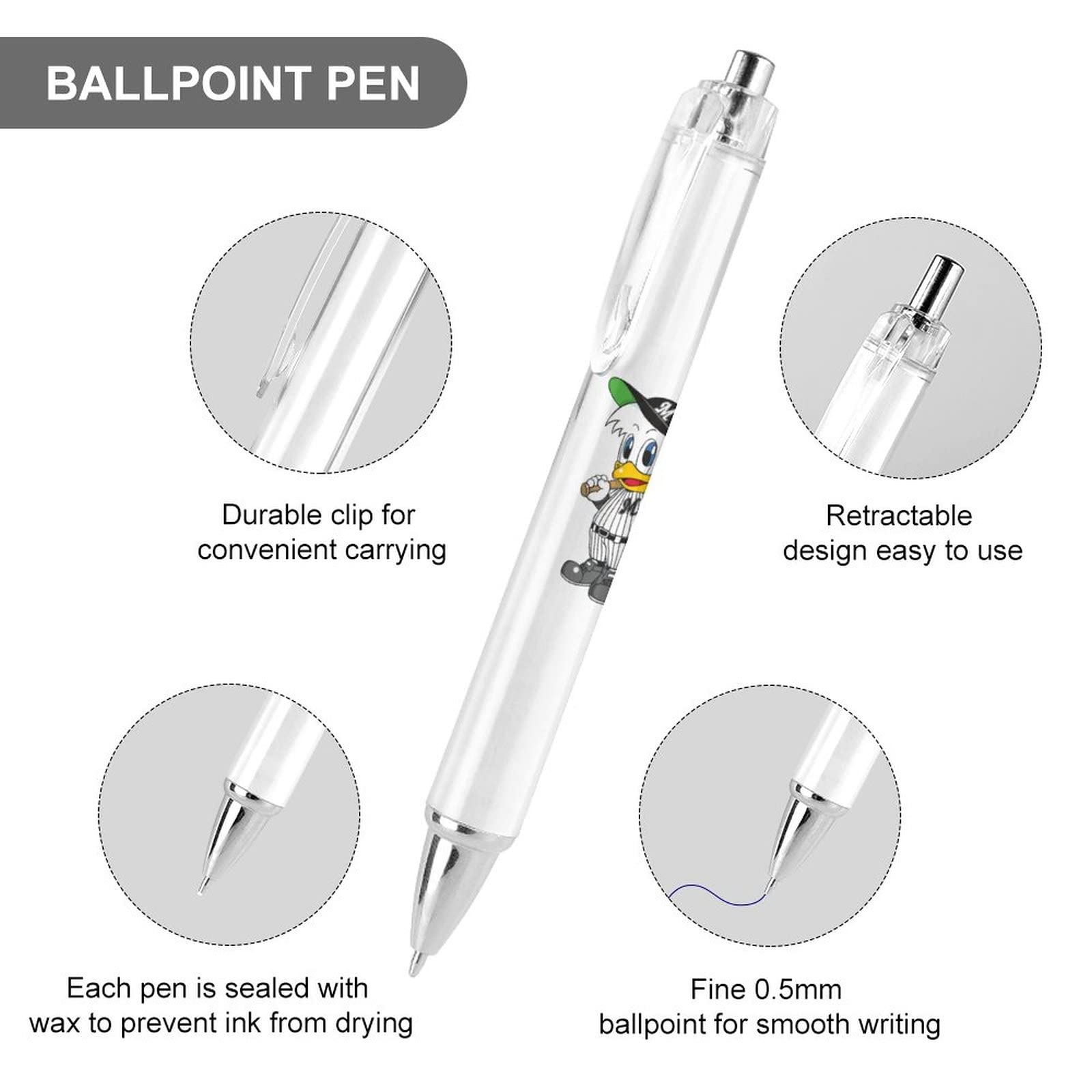 Amazon | 千葉ロッテマリーンズ ボールペン 油性ボールペン 0.5mm 