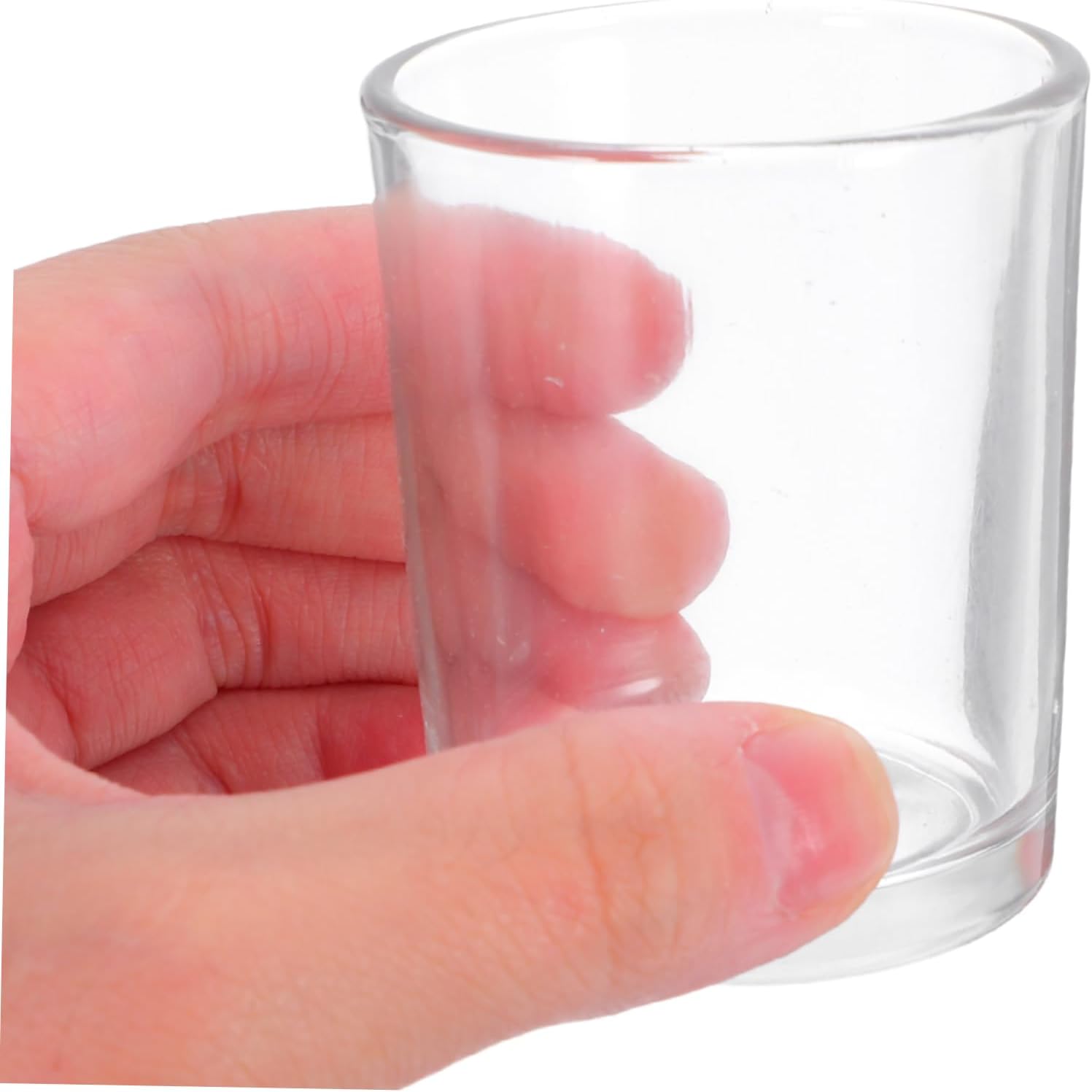 12Pcs Mini Transparent Glass Shot Glasses Elegant Small Chalice Cups for Cocktails Wine and Spirits for Parties Weddings and Temple Supplies