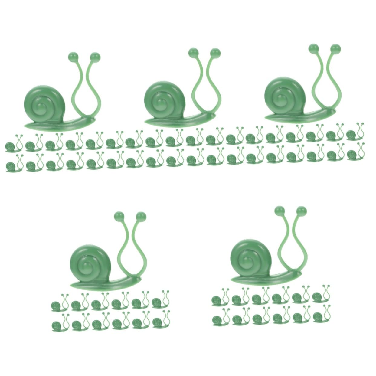 BESPORTBLE 5 Sätze Pothos Wandkletterhaken Plant Wall Clips Plant Clips Plantclips Kletterrosenclips Pflanzenclips Für Wände Kletterwand-Clips Grünpflanzenfixierer Plastik Green 50 Stück * 5