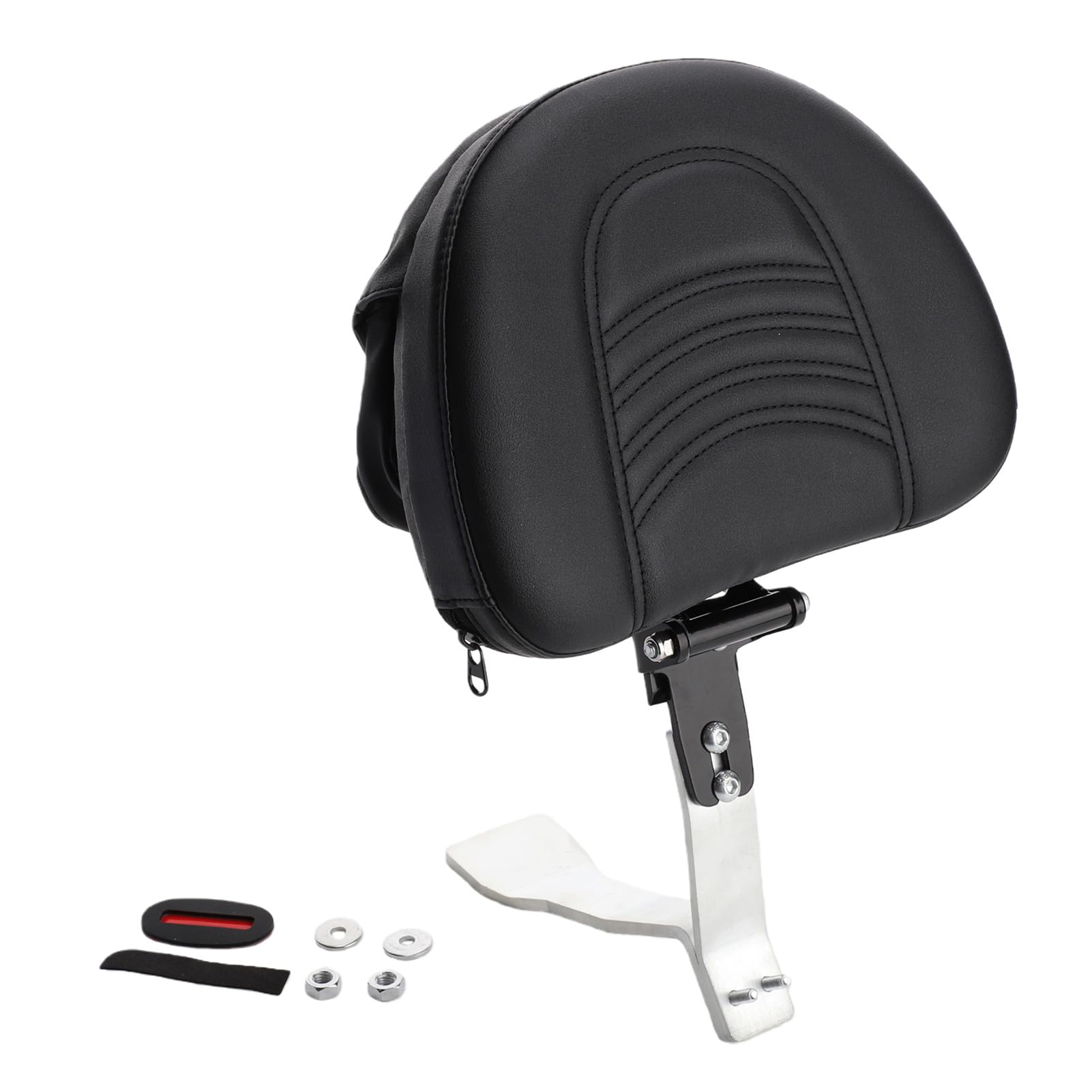 Generic Zestaw do Montażu Oparcia Motocyklisty Wygodne Wsparcie do Całodziennej Jazdy Spyder RT SE6 SM6 SE5 6 Mm Wytrzymałe żelazo i Skóra PU