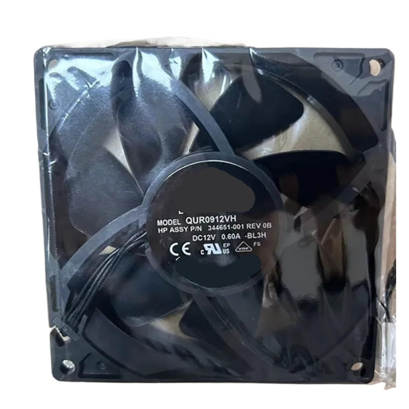 WEUSANXPL QUR0912VH 92mm 92 * 92 * 25mm 12V 0.60A 4 Lines 800-4000RPM Cooling Fan