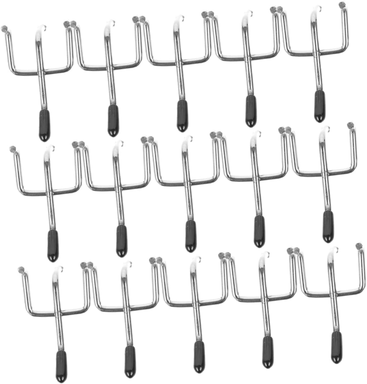 50pcs Shop Pegboard Hooks Home Decor Pegboard Hanger Iron Peg Board Hook