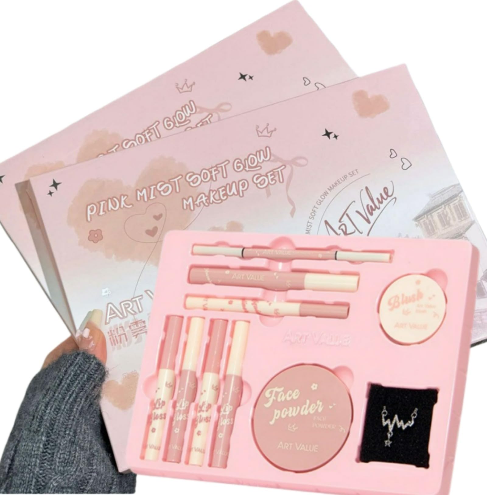 Amazon.co.jp: XINWUZI メイクセット コスメセット 10点セット – 口紅4