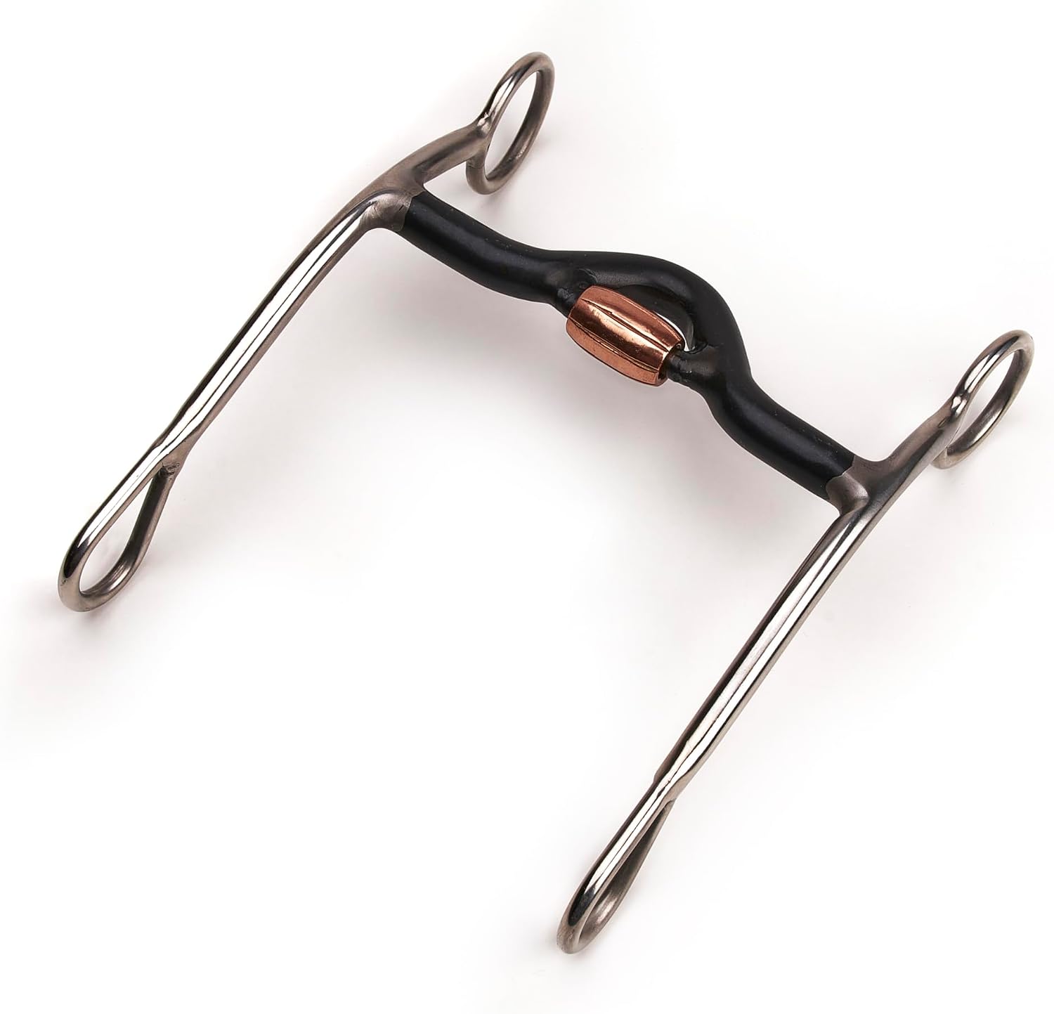 Shires Solid Shank Sweet Iron Medium Port Copper Roller