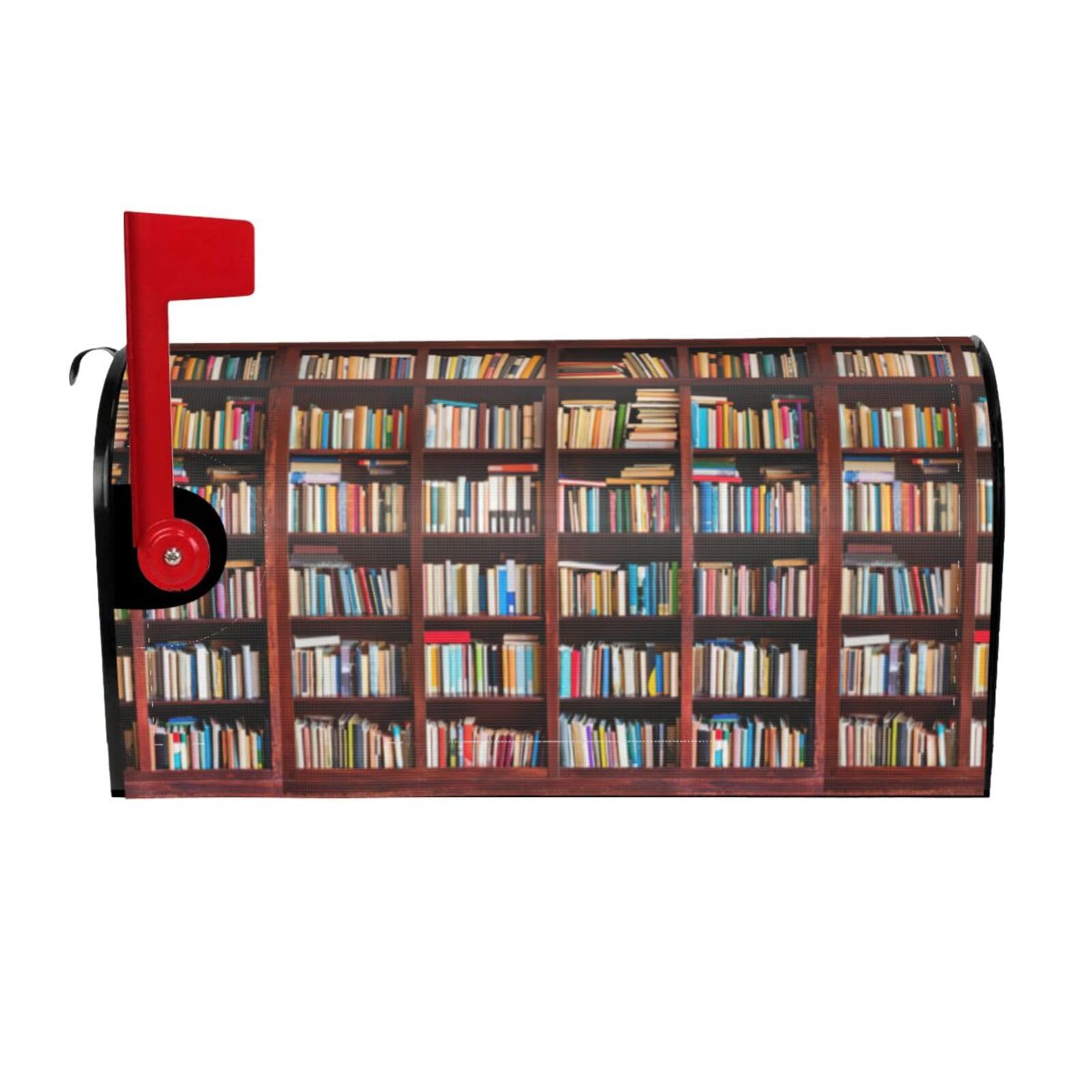 books Print Mailbox Covers Magnetic Mailbox Post protective cover for Garden Yard Outdoor Decor